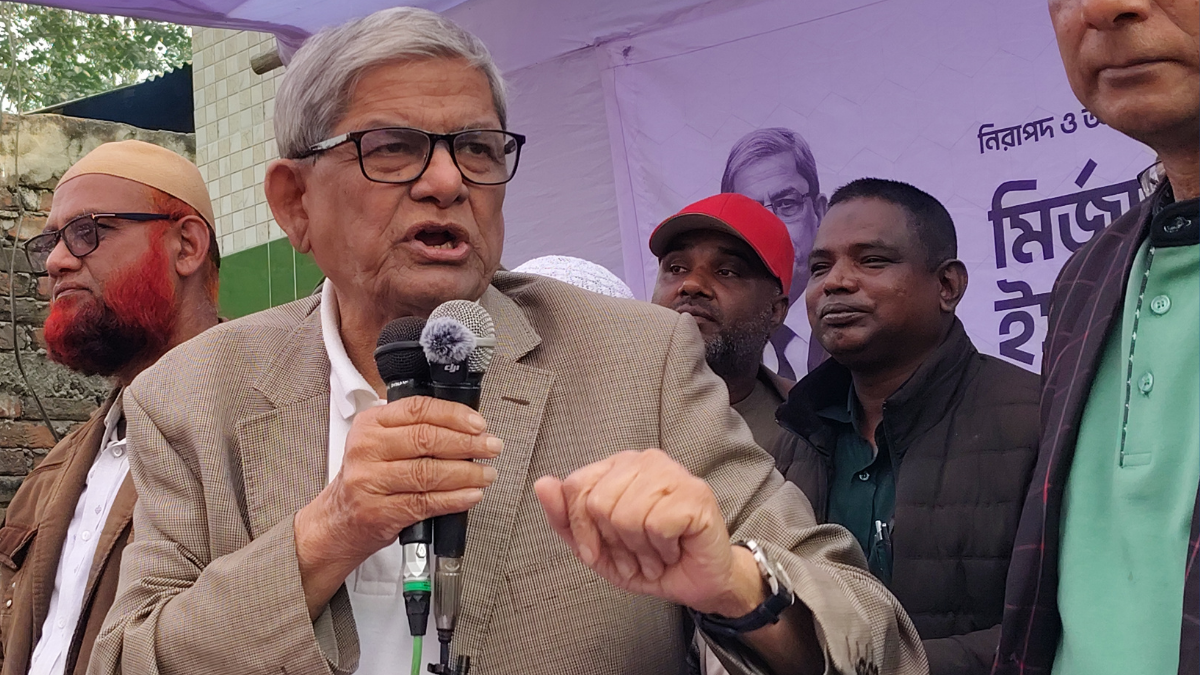 ১৫ বছর ভোট নিয়ে গেছে হাসিনা, আমরা ভোট দিতে পারিনি : মির্জা ফখরুল