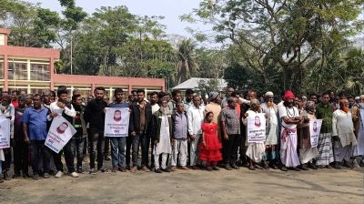 বাগেরহাটে বিএনপির মানববন্ধনে হামলা, আহত ৫