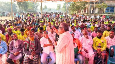 হালুয়াঘাটে বিএনপির নির্বাচনী সমাবেশ, শ্রমিকদের উন্নয়নে নানা প্রতিশ্রুতি