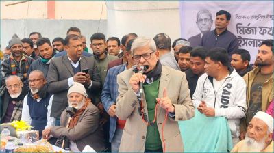 রাজনীতি করি মানুষের কল্যাণ ও শান্তির জন্য : মির্জা ফখরুল