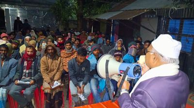 মোটরসাইকেল প্রতীকের প্রার্থী ডা. গোলাম কবীরের উঠান বৈঠক