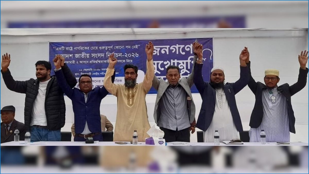 নীলফামারীতে ভোটারদের মুখোমুখি ৬ প্রার্থী : নানা প্রতিশ্রুতি