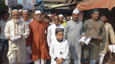 নরসিংদী-১ আসনে বিএনপি প্রার্থীর পক্ষে গণসংযোগ