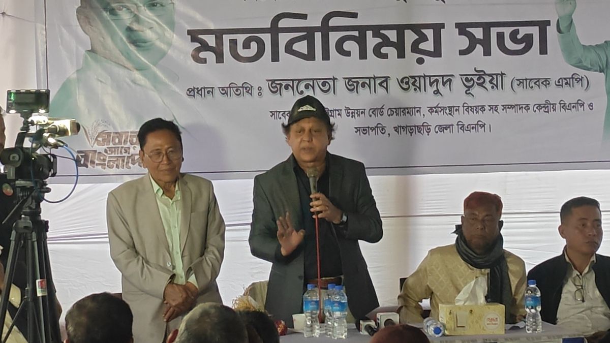 ‘বিএনপি ক্ষমতায় আসলে পাহাড়ে স্থায়ী শান্তি প্রতিষ্ঠায় কাজ করবে’