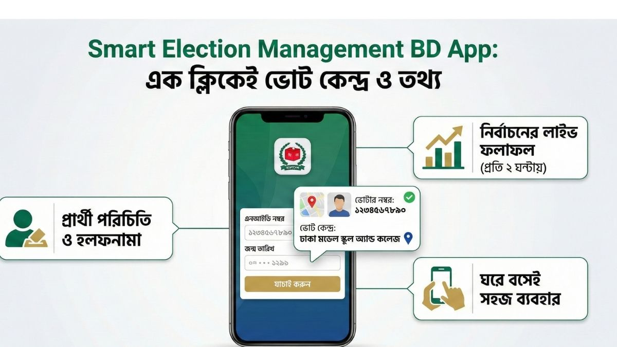 আপনার ভোটকেন্দ্র কোথায়? ঘরে বসেই মিলবে বিস্তারিত তথ্য
