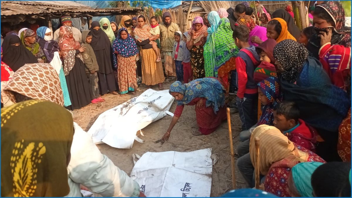 বসতবাড়িতে অগ্নিকাণ্ডে মা-মেয়ের মৃত্যু