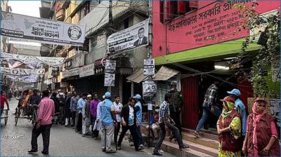 ঢাকার ৮ কেন্দ্রে দুই ঘণ্টায় ভোট পড়েছে ৬ থেকে ১৩ শতাংশ