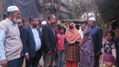 বিএনপিকে ভোট দেওয়ার অপরাধে তালাক দেওয়া গৃহবধূর খোঁজ নিলেন বিএনপি নেতৃবৃন্দ