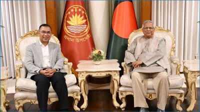 তারেক রহমানকে প্রধান উপদেষ্টার অভিনন্দন বার্তা