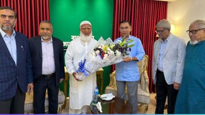 জামায়াত আমিরের বাসায় তারেক রহমান