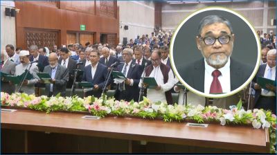 শপথ নিলেন বিএনপির নবনির্বাচিত সংসদ সদস্যরা