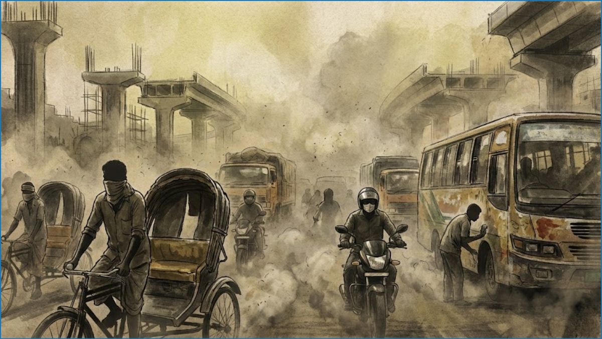 ঢাকার রাজপথ যেন ‘গ্যাস চেম্বার’