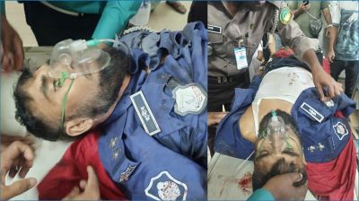 গাজীপুরে ট্রেনে কাটা পড়ে পুলিশ সদস্যের হাত-পা বিচ্ছিন্ন