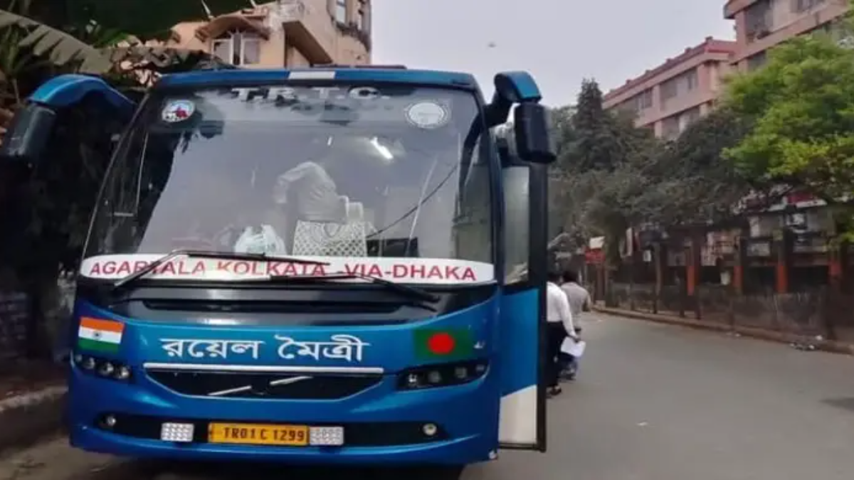 আগরতলা-ঢাকা-কলকাতা বাস সার্ভিস ফের চালু