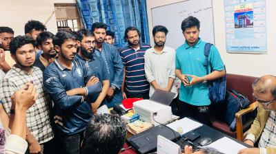 উচ্চ আদালতের রায়ে ডিভিএম পুনঃঅন্তর্ভুক্তির দাবিতে পবিপ্রবির ভর্তিকৃত ডিভিএম শিক্ষার্থীদের স্মারকলিপি