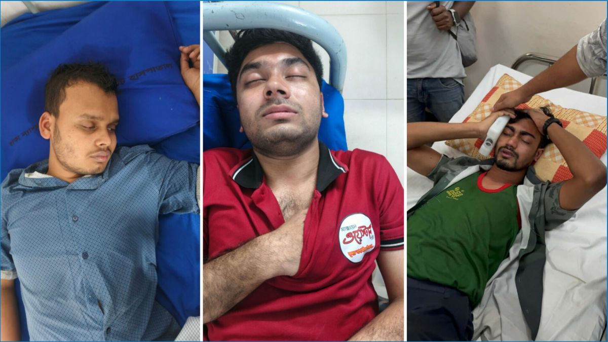 ছাত্রদলের হিমেল-আরেফিনের নেতৃত্বে জবির সাংবাদিকদের ওপর হামলা, আহত ১০