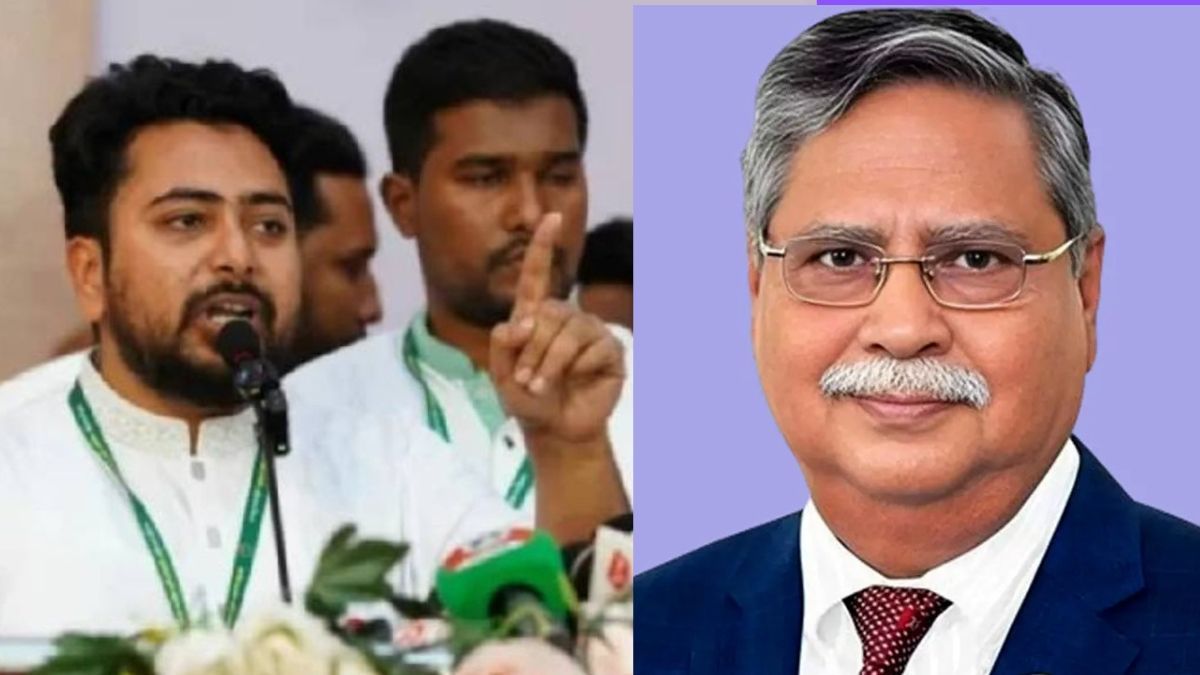 রাষ্ট্রপতি সাহাবুদ্দিনকে অপসারণ ও গ্রেপ্তারের দাবি নাহিদ ইসলামের