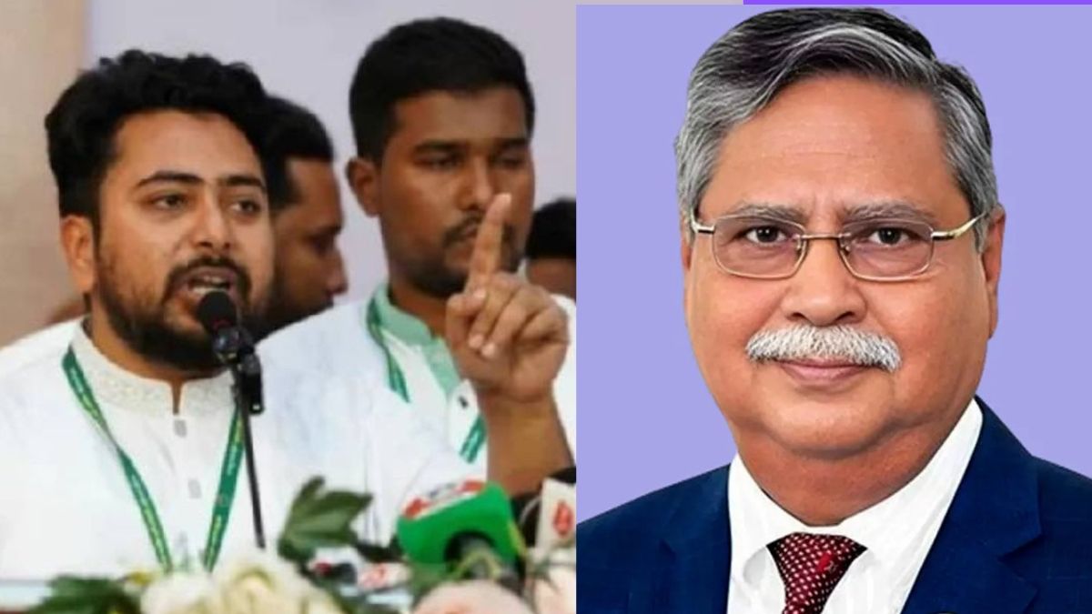 রাষ্ট্রপতি সাহাবুদ্দিনকে অপসারণ ও গ্রেপ্তারের দাবি নাহিদ ইসলামের