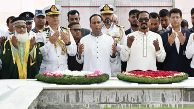 জিয়াউর রহমান ও খালেদা জিয়ার সমাধিতে স্পিকার ও ডেপুটি স্পিকারের শ্রদ্ধা