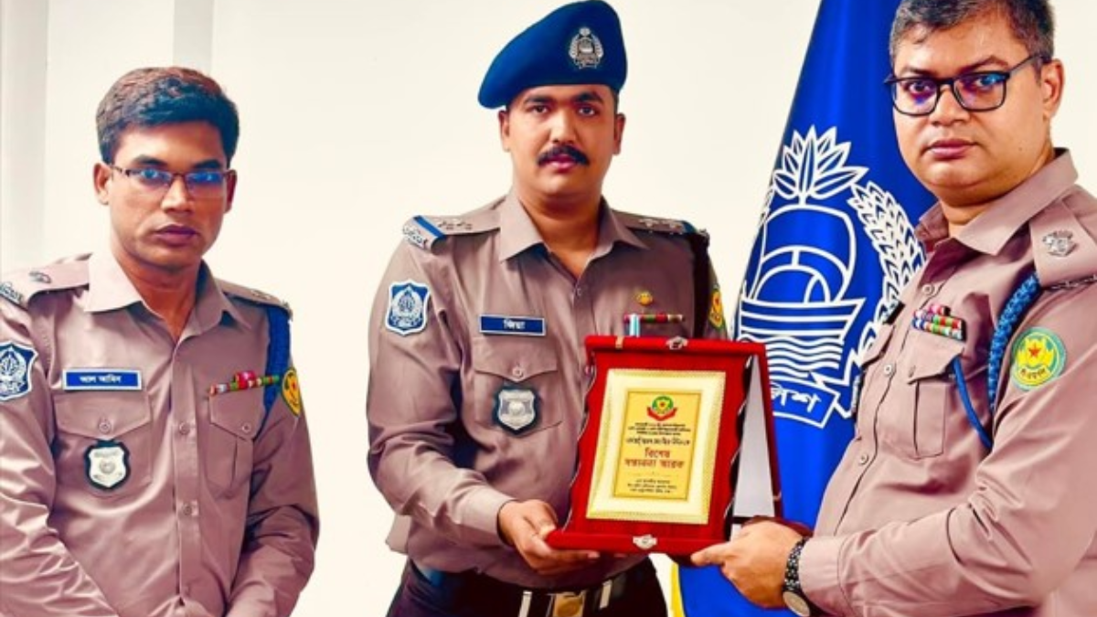 গুলশান বিভাগের শ্রেষ্ঠ এসআই নির্বাচিত খিলক্ষেত থানার এসআই জিয়া