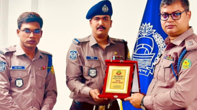 গুলশান বিভাগের শ্রেষ্ঠ এসআই নির্বাচিত খিলক্ষেত থানার এসআই জিয়া