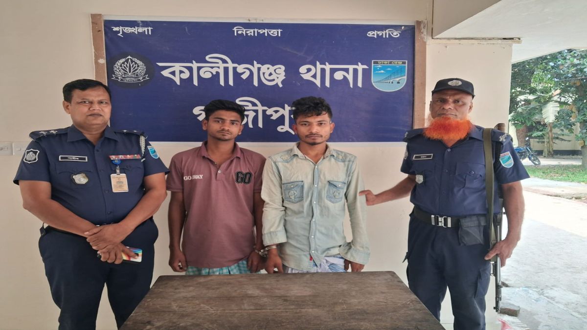 কালীগঞ্জে মাদকবিরোধী অভিযানে  ৬ জন গ্রেপ্তার, ২ জনের সাজা