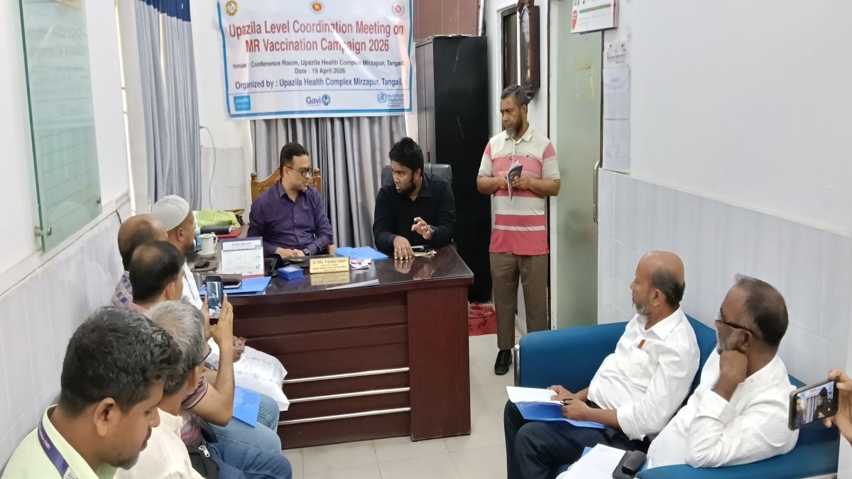 মির্জাপুরে ৩১৩টি কেন্দ্রে  হামের টিকা দেওয়া হবে