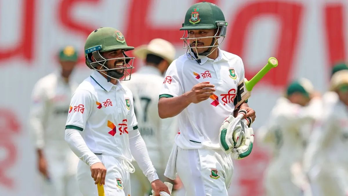 শান্ত-মুমিনুলদের ব্যাটে প্রথম দিনটা বাংলাদেশের