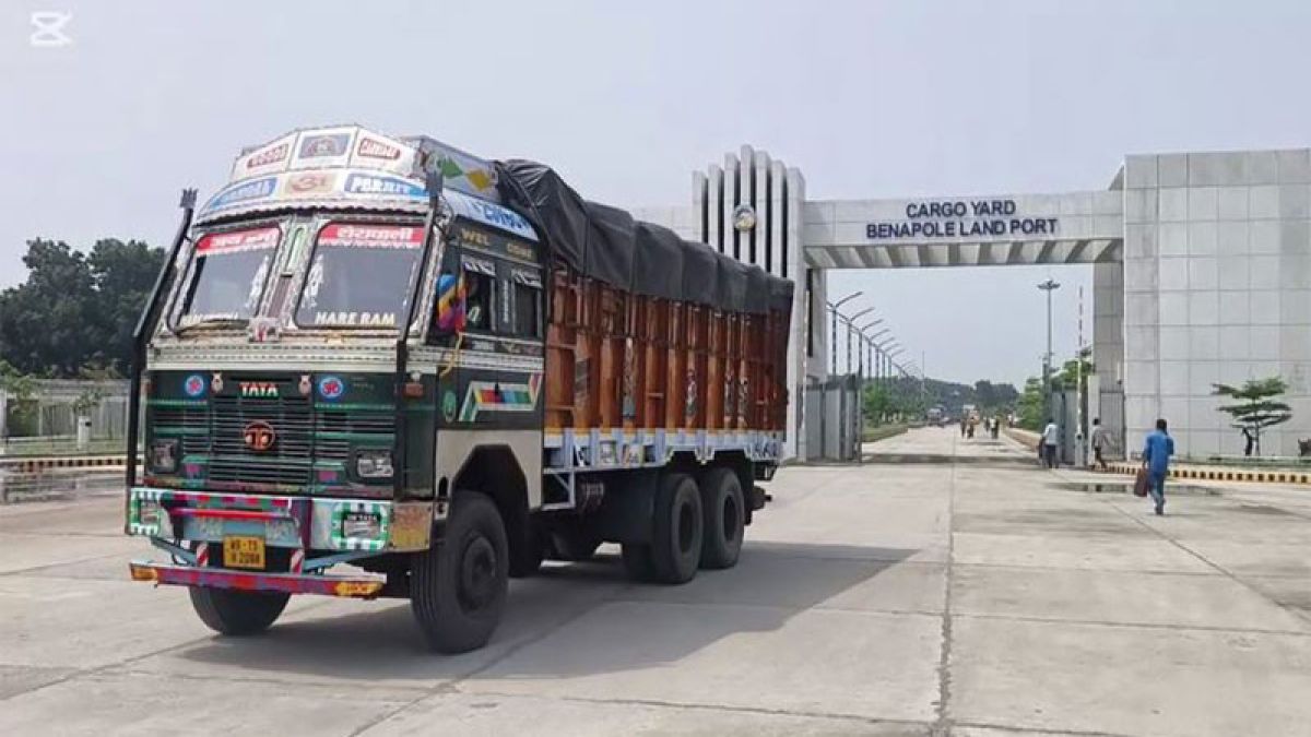 বেনাপোল বন্দরে আমদানি-রপ্তানি শুরু