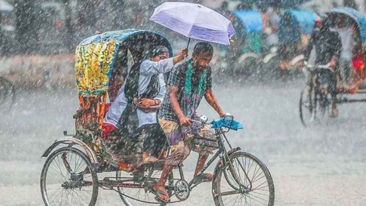 পাঁচ বিভাগে ভারি বর্ষণের পূর্বাভাস