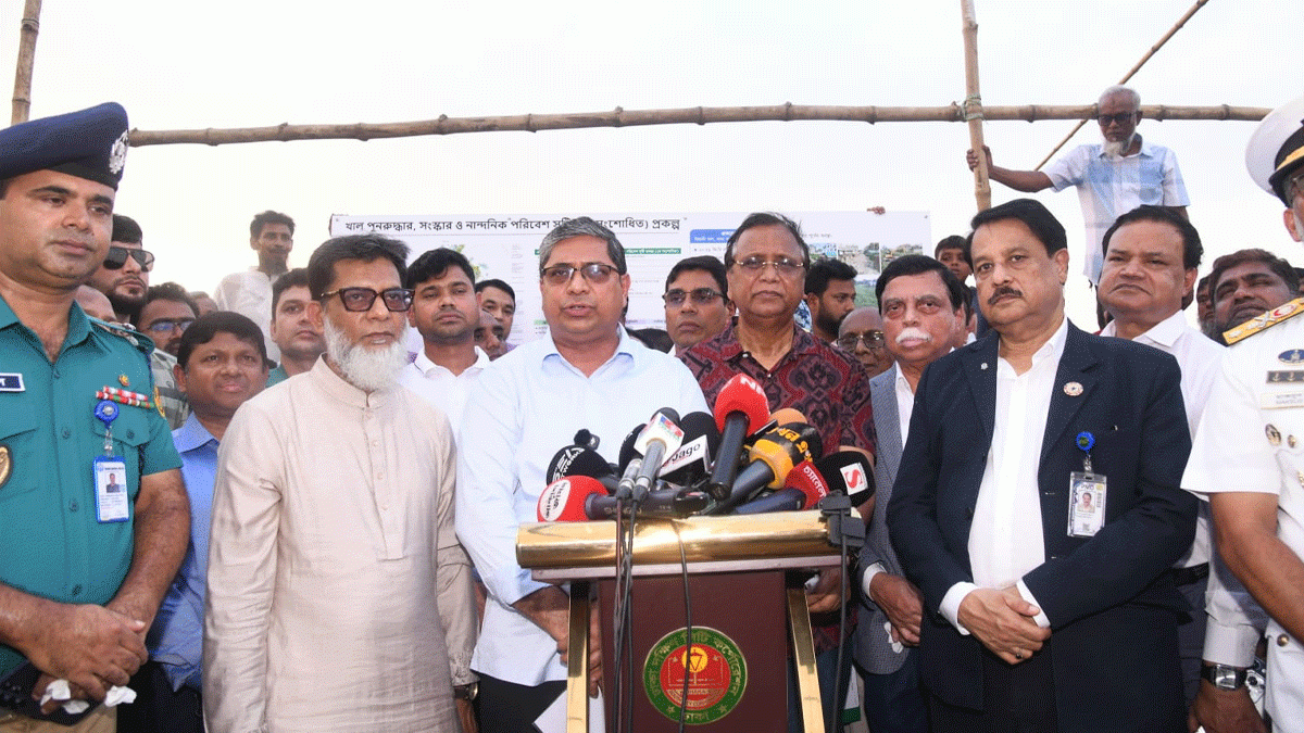 ​ঢাকার খাল পুনরুদ্ধার ও সৌন্দর্যবর্ধনে কাজ করছে সরকার